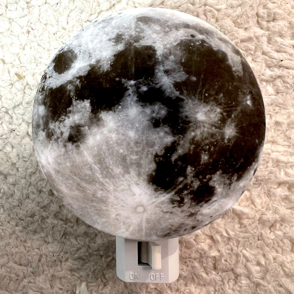 Kikkerland "Moon Surface Satellite" Night Light